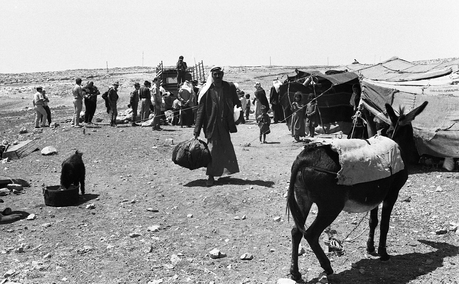 File:A Bedouin camp in Judea near Hebron (FL45739613).jpg