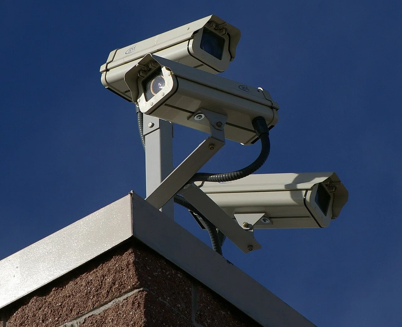 Related file image: Three Surveillance cameras