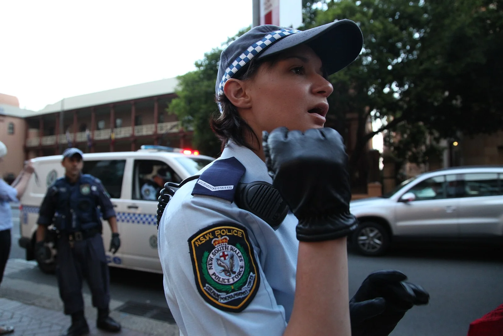 Related file image: New South Wales Police patrolling Occupy Sydney, 2011