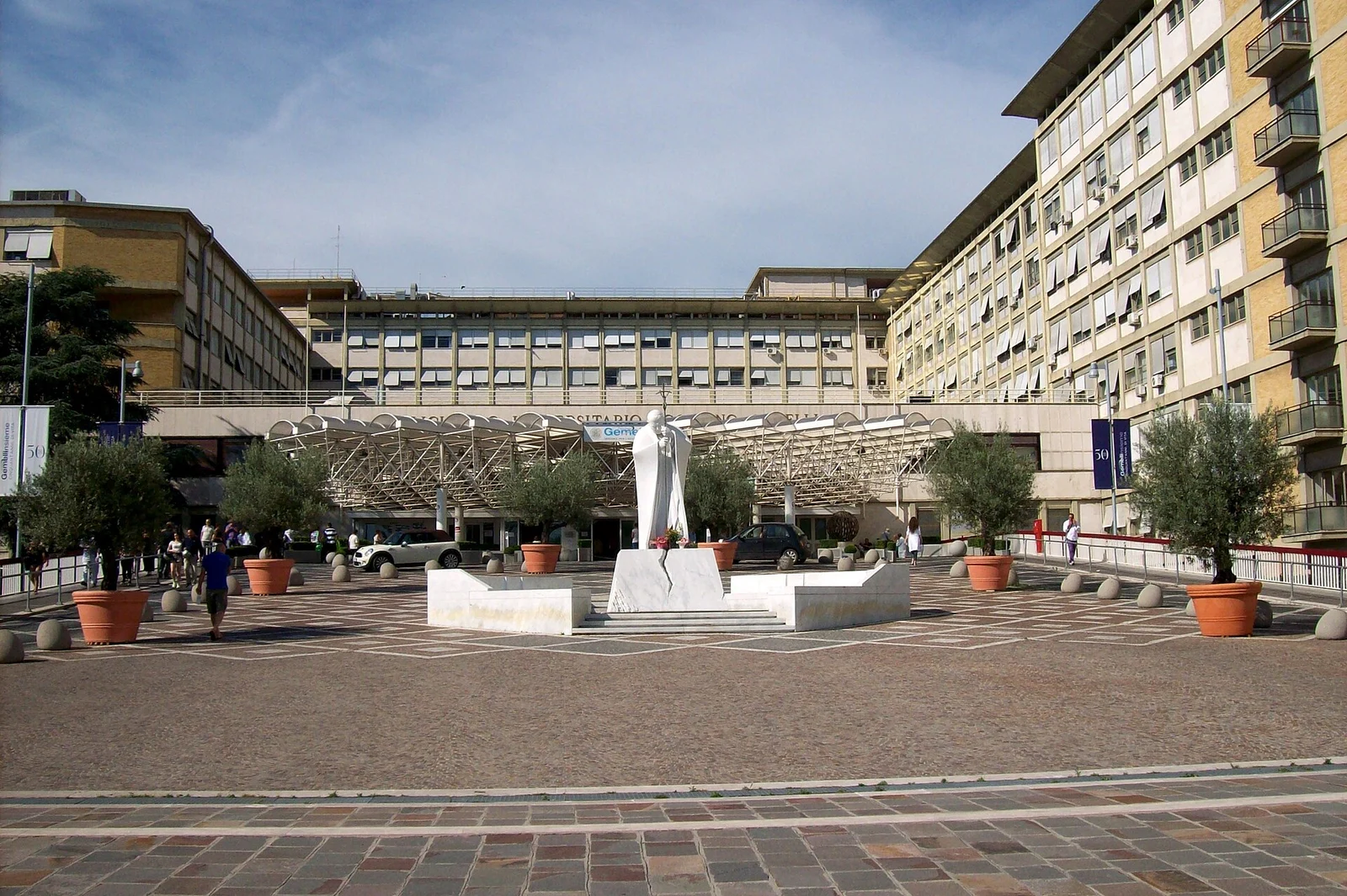 File image: Gemelli hospital in Rome, photographed in 2013