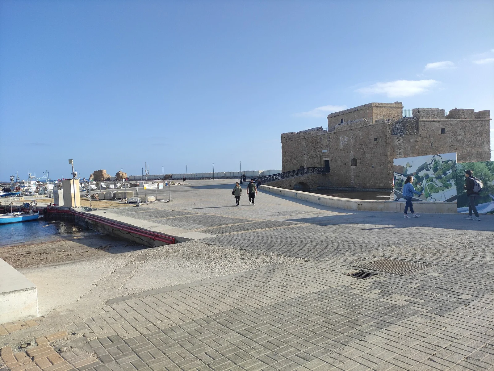 File image: Paphos harbour and castle, Cyprus