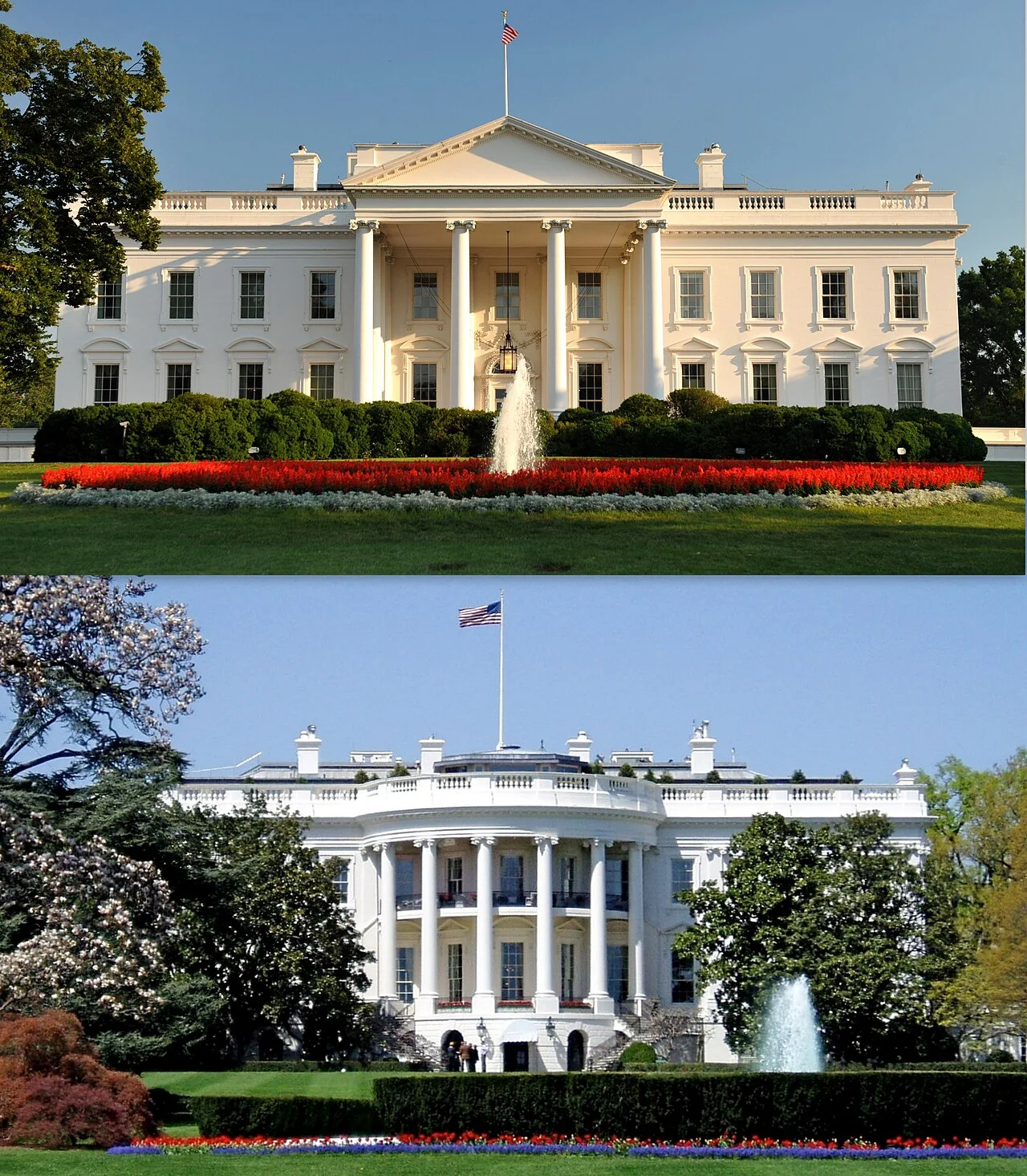 Related file image: White House north and south sides