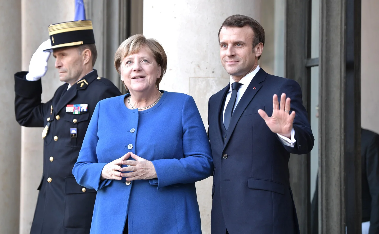 Related file image: Emmanuel Macron and Angela Merkel, 9 dec