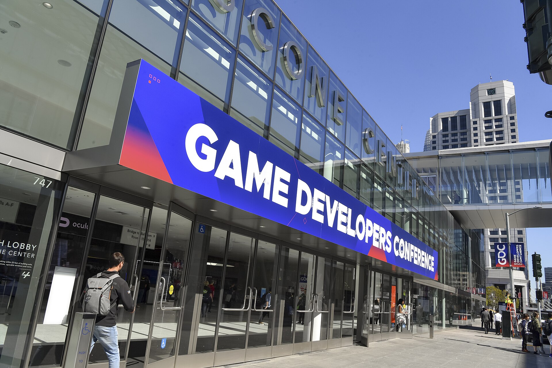 File:Game Developers Conference 2019 entrance, Moscone Center (3).jpg