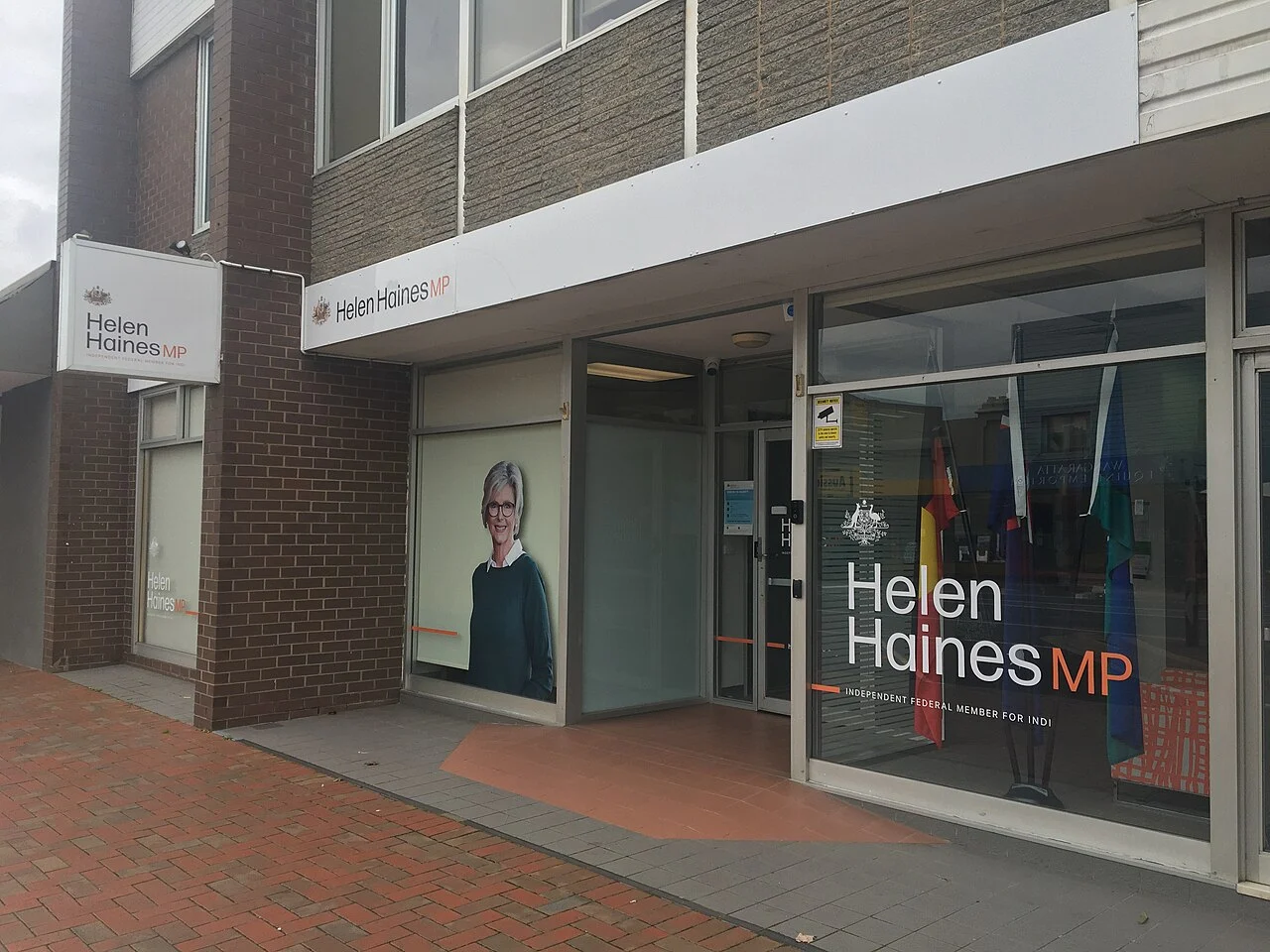 File image: Helen Haines’s electorate office in Wangaratta, photographed in June 2022