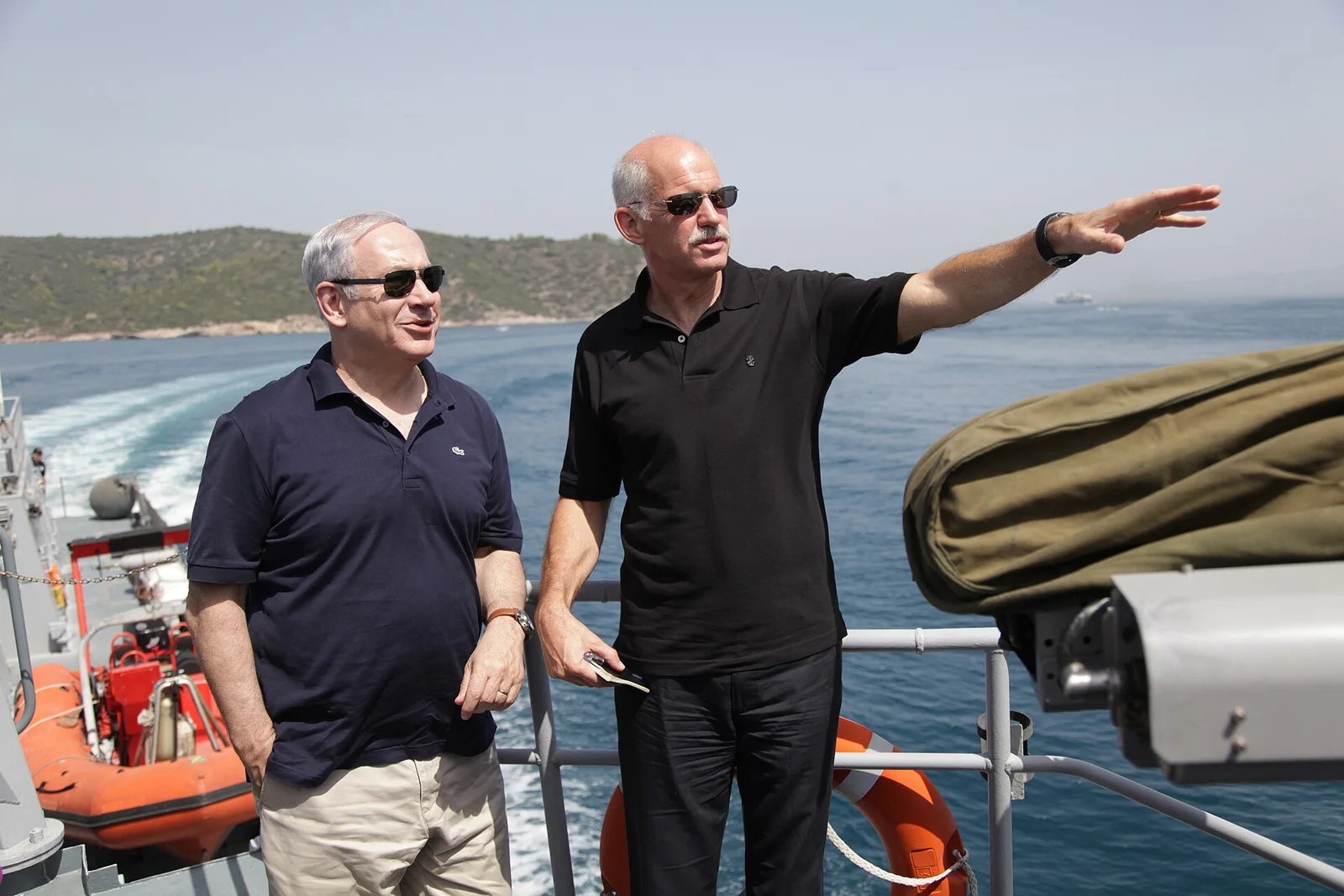 Related file image: Benjamin Netanyahu and George Papandreou