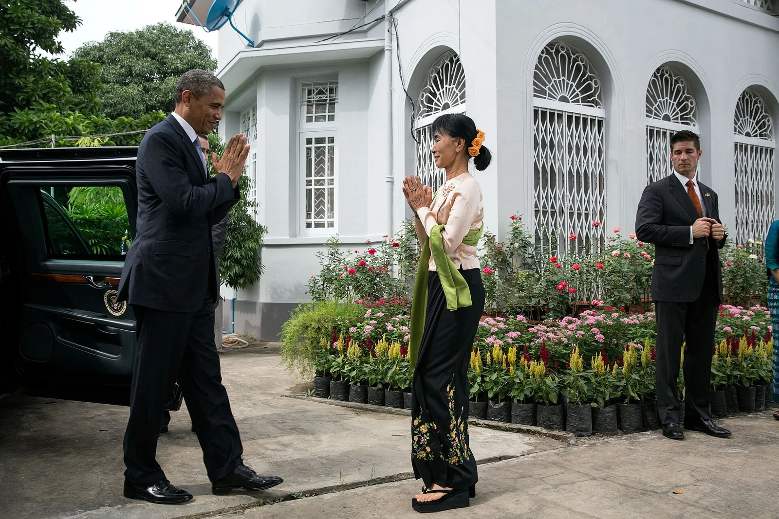 Related file image: Aung San Suu Kyi welcomes Barack Obama