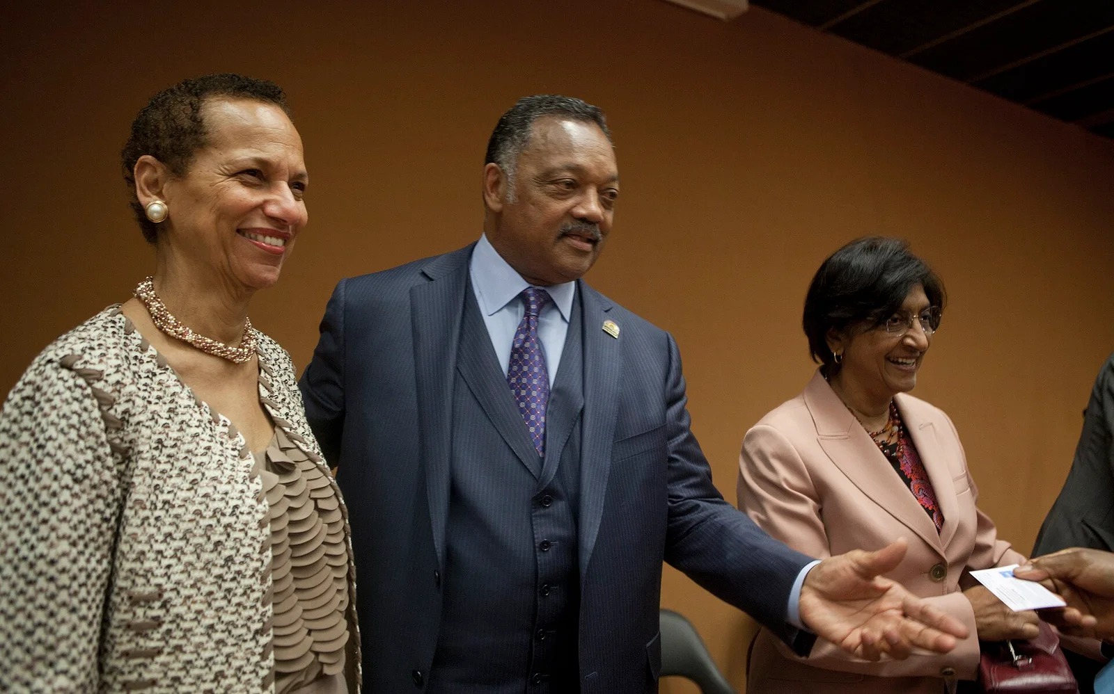 Related file image: U.S. Ambassador Betty E. King, Reverend Jesse Jackson, High Commissioner Navi Pillay
