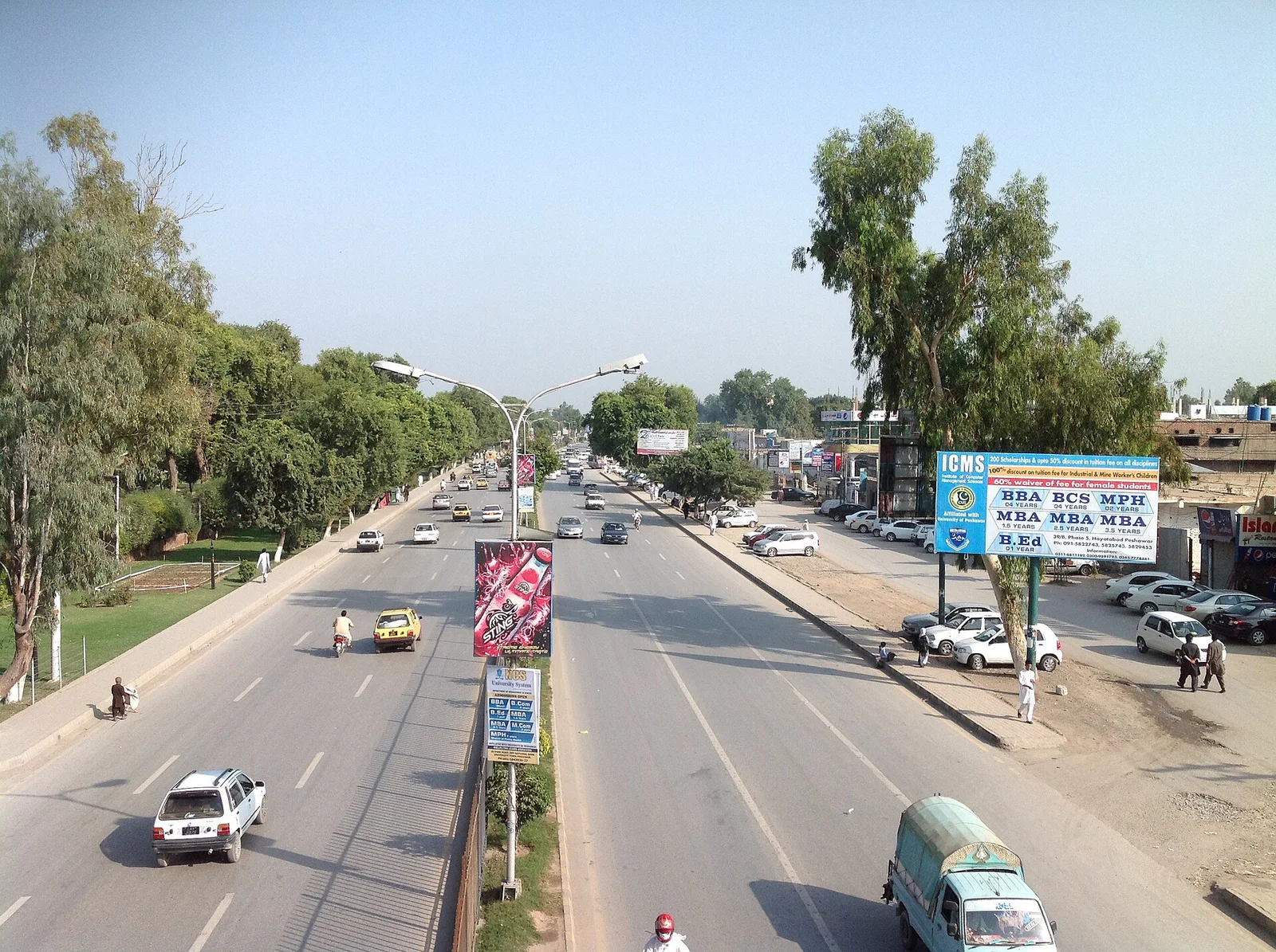 Related file image: Peshawar university road