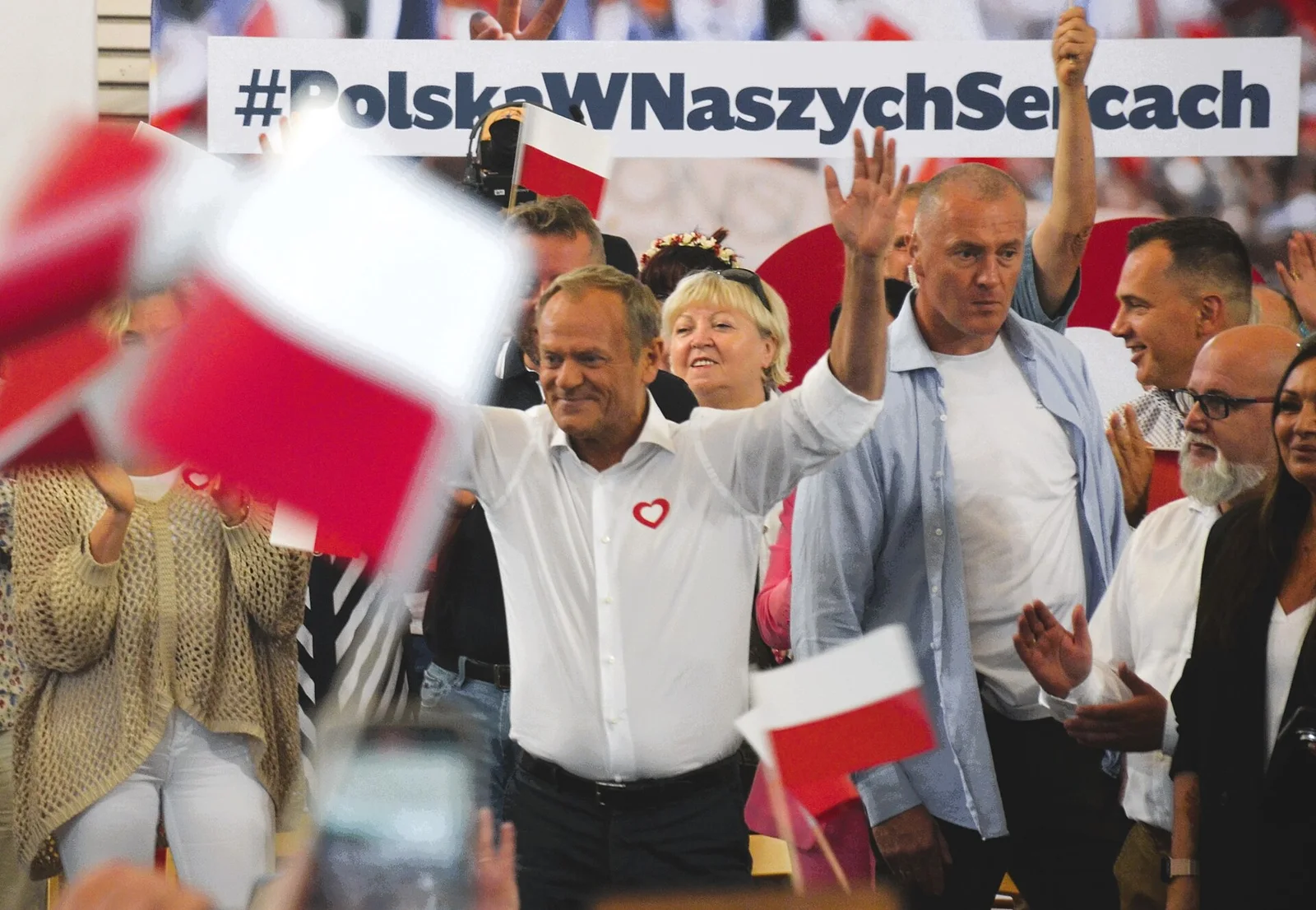 Related file image: 02023 0394 Open Meeting with Donald Tusk in Ustroń