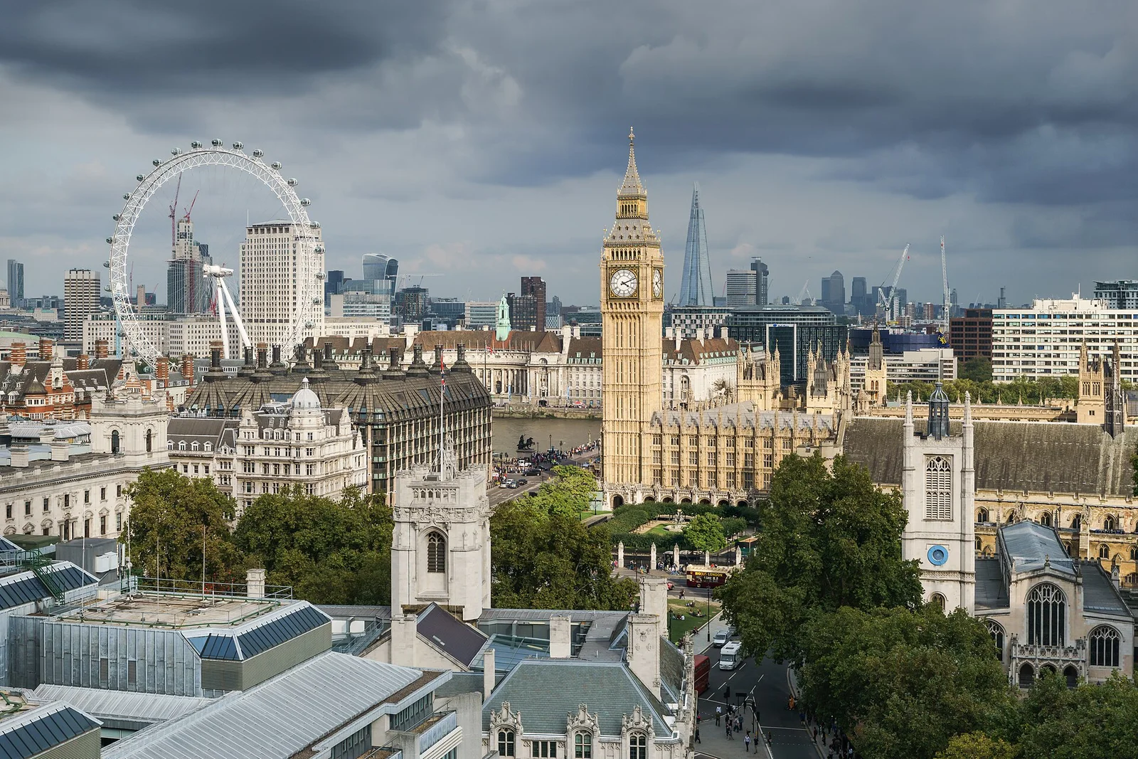 Related file image: Palace of Westminster from the dome on Methodist Central Hall