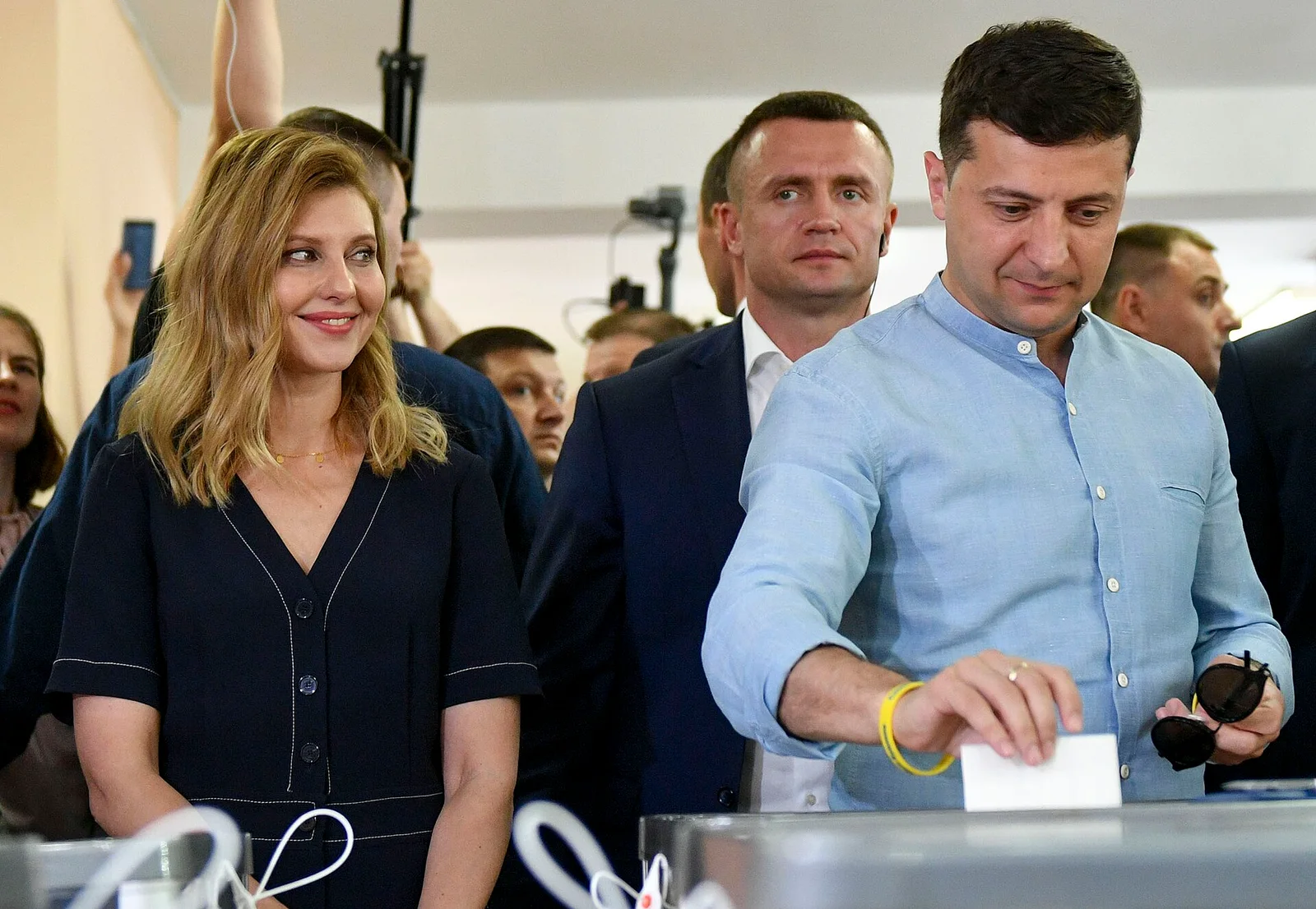 Related file image: Volodymyr Zelenskyy voted in parliamentary elections (2019-07-21) 05