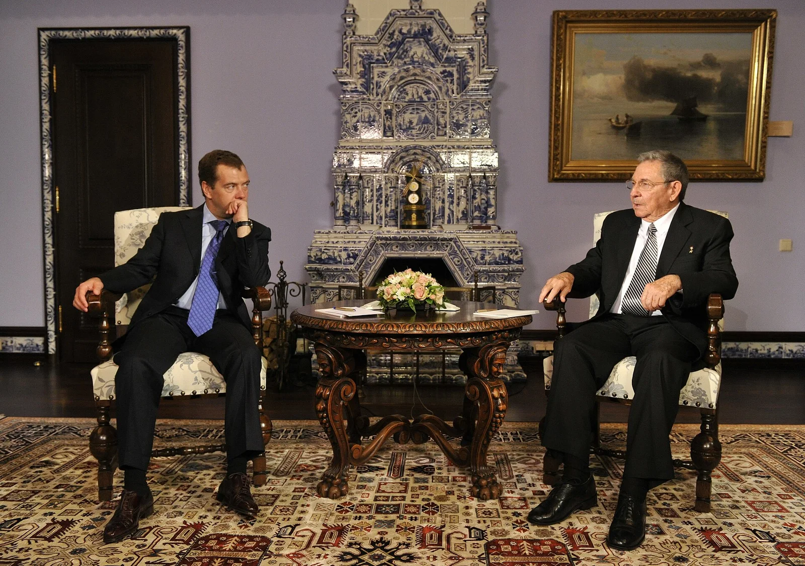 Related file image: Raúl Castro and Dmitry Medvedev, July 2012-2