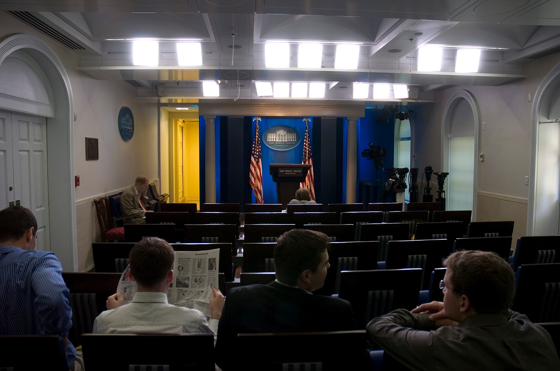 File:James Brady Press Briefing Room 2007.jpg